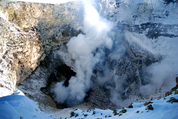 Erebus Volcano Crater